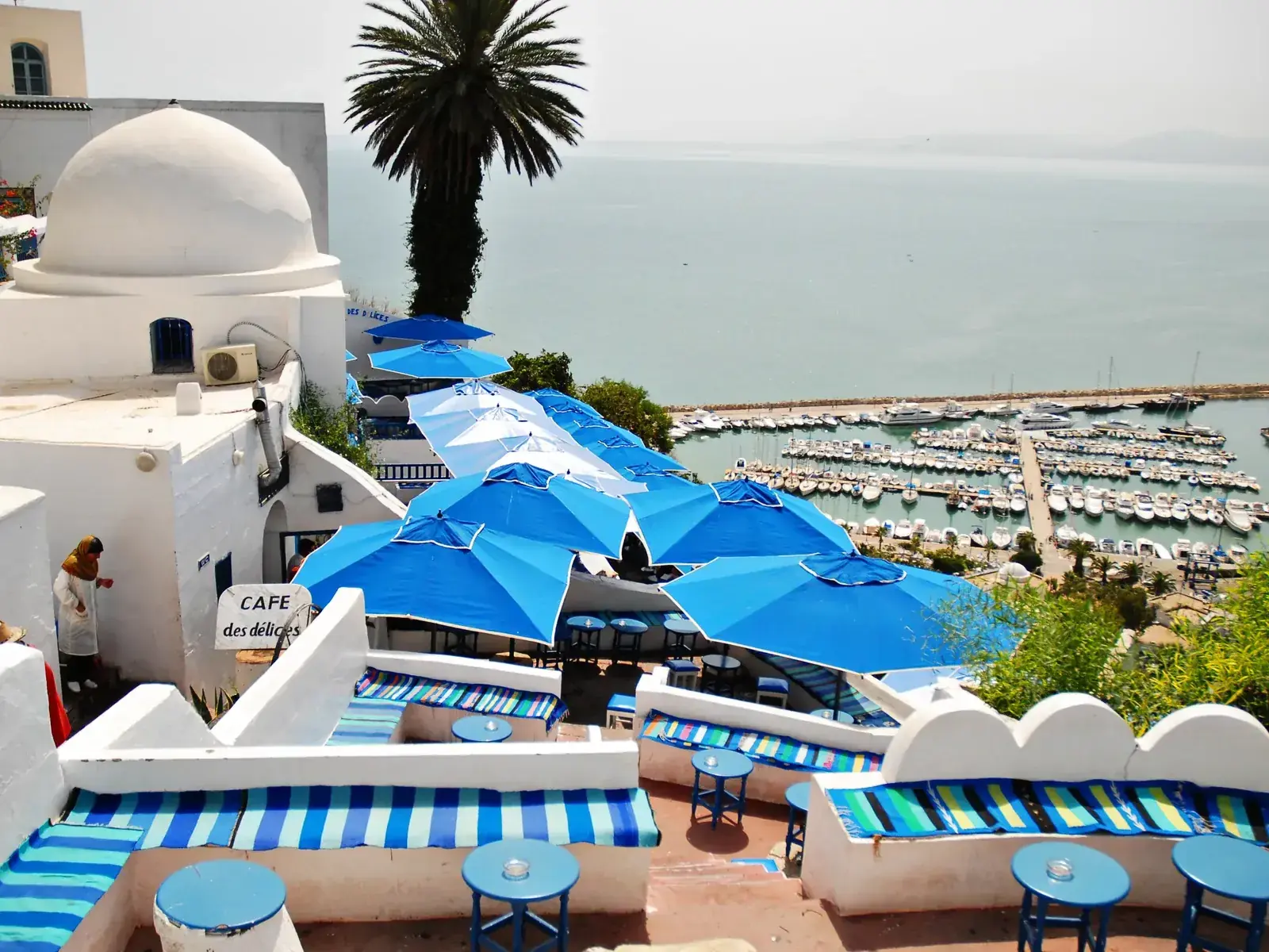 Pristanišče Sidi Bou Saida ob Sredozemskem morju