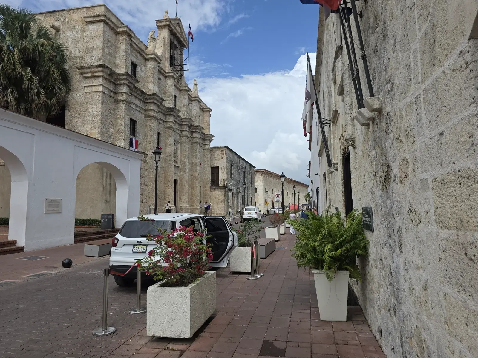 Calle las Damas v kolonialnem predelu Santo Dominga